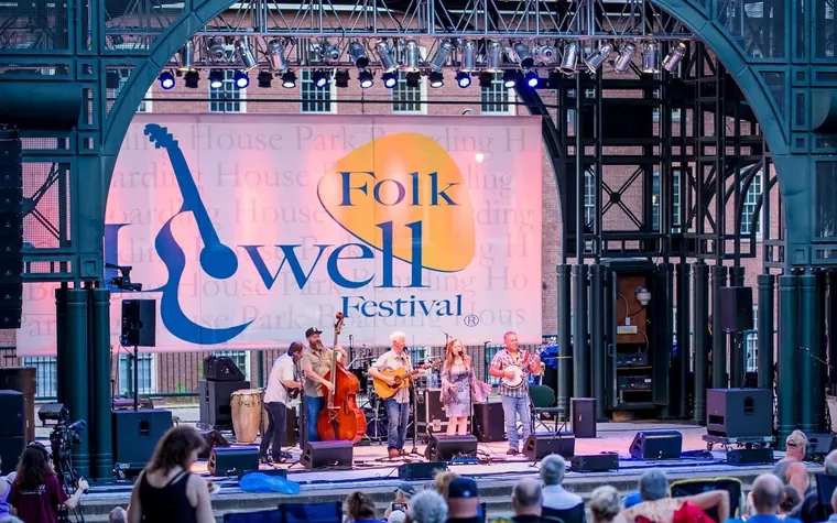 lowell folk festival stage